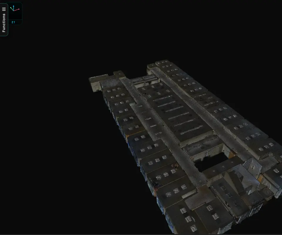 Ask questions to a point cloud: Answers measured on the scan, with the evidence