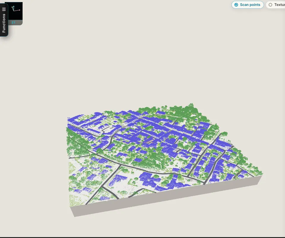 City digital twin from LiDAR HD and open data: Buildings, trees, roads, parcels and their facts
