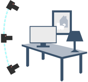 3D room acquisition with Photogrammetry