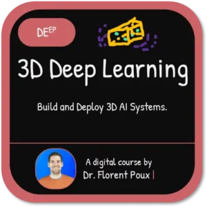 3D Online Courses: 3D Deep Learning Course Product