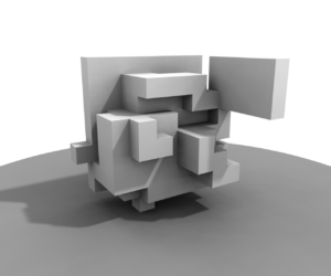 A 3D Voxels Assembly