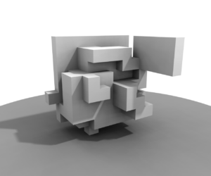 A 3D Voxels Assembly