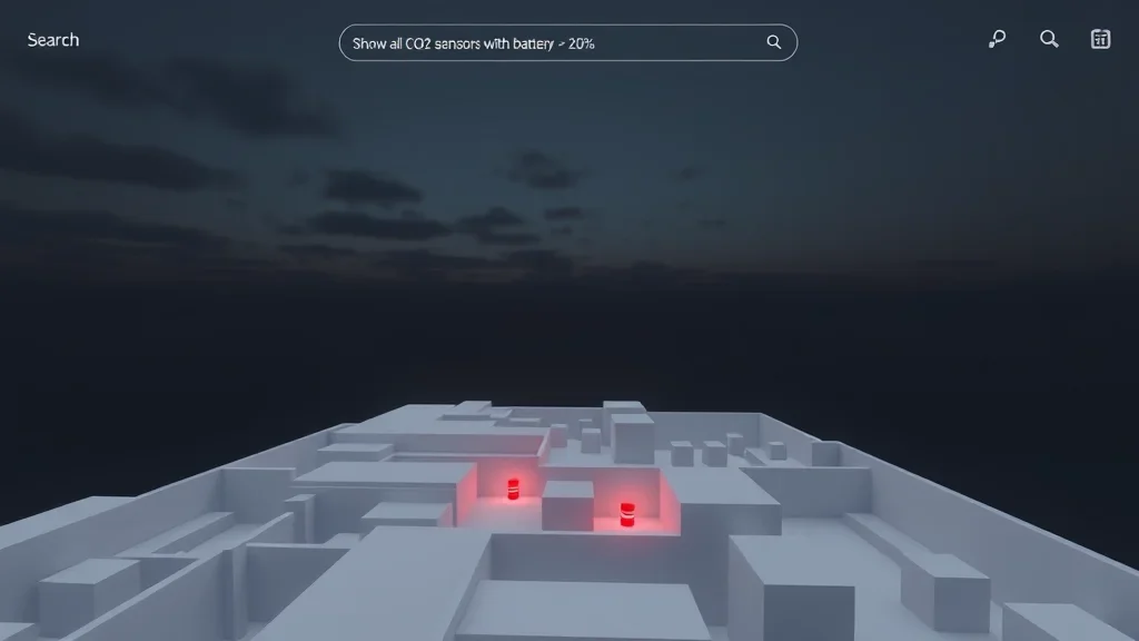 Text search, spatial filters, and asset-type drill-downs. Find every HVAC unit on floor 3 in two clicks.