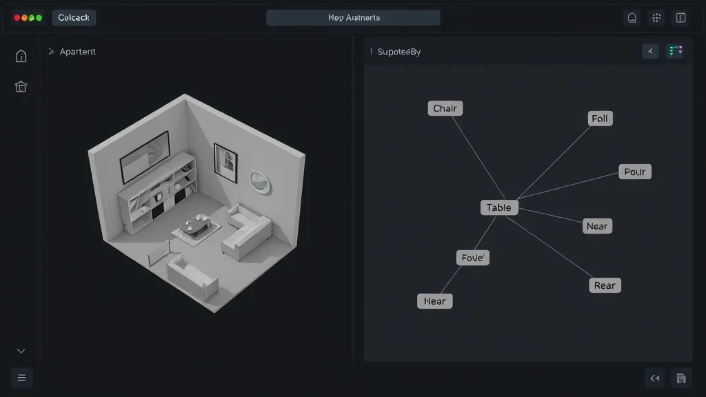 Build scene graphs from segmented point clouds. Encode spatial relationships.