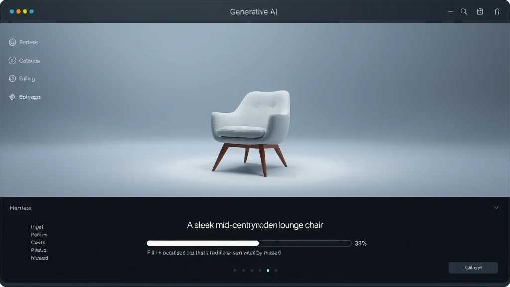 Generate 3D assets from text prompts or images using generative AI. Fill gaps in your captured data when the client needs assets you could not scan.