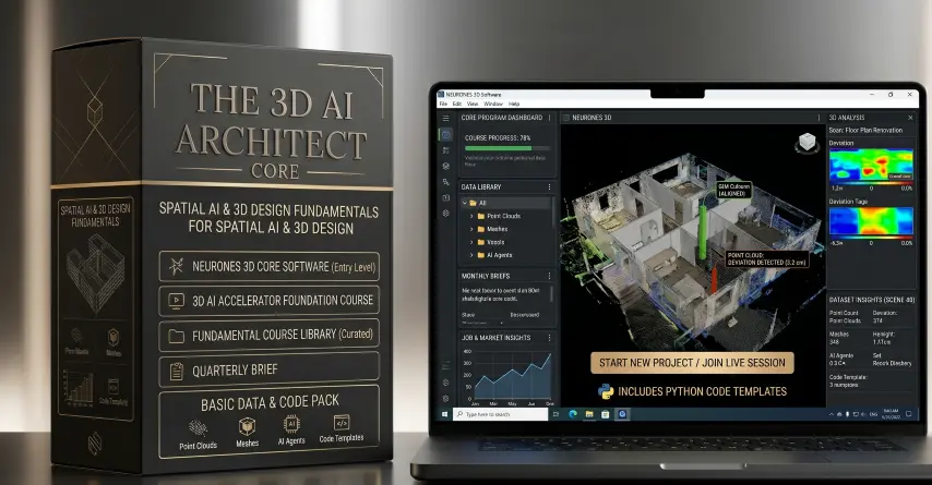 3D AI Architect Foundation tier — Florent Poux's flagship program