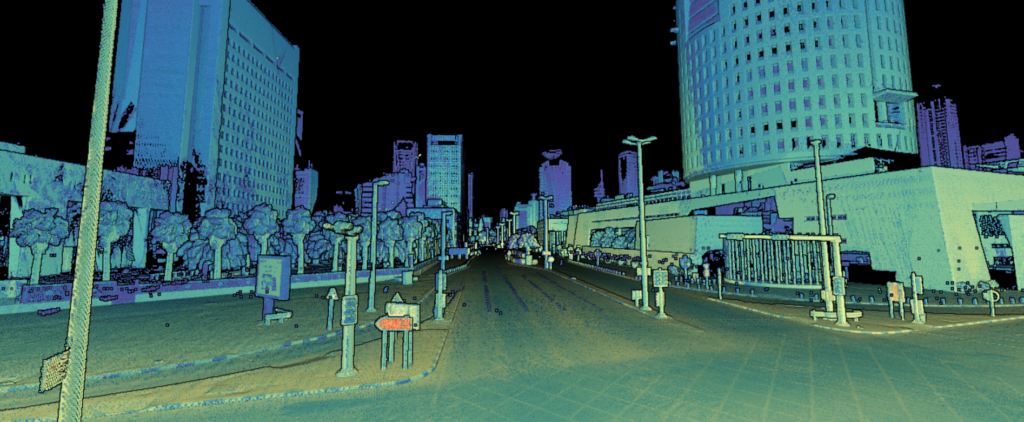 A 3D Massive Point Cloud of a city