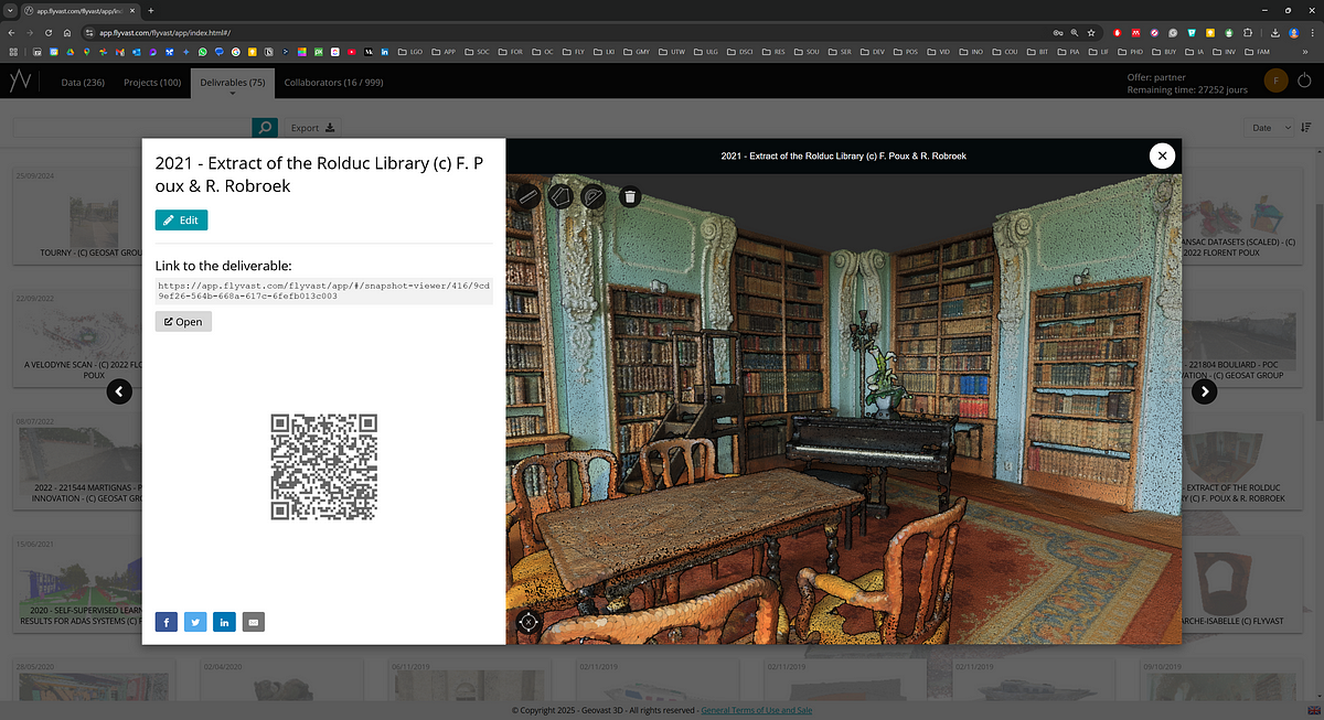 3D Reconstruction Method: the rolduc library point cloud