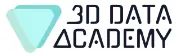 Logo 3D Data Academy Blanc