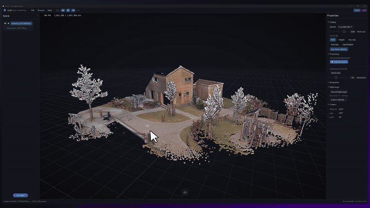 The same open-vocabulary idea outdoors in Neurones 3D