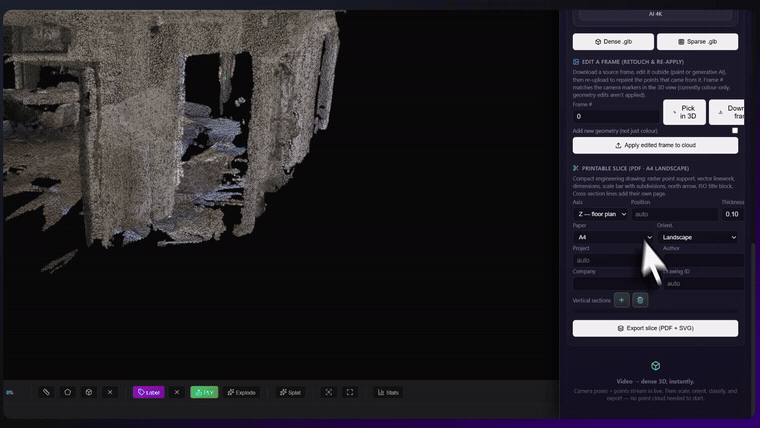 Exporting a finished textured mesh out to a file for a client in Neurones 3D