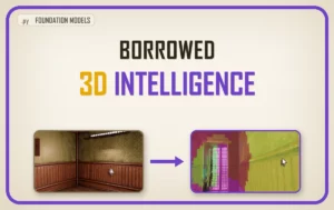 Multimodal foundation models for 3D assets, rendered scan regions encoded by CLIP and DINOv2 into one shared space