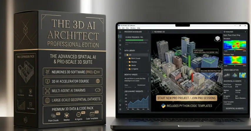 3D AI Architect Professional tier — Florent Poux's flagship program
