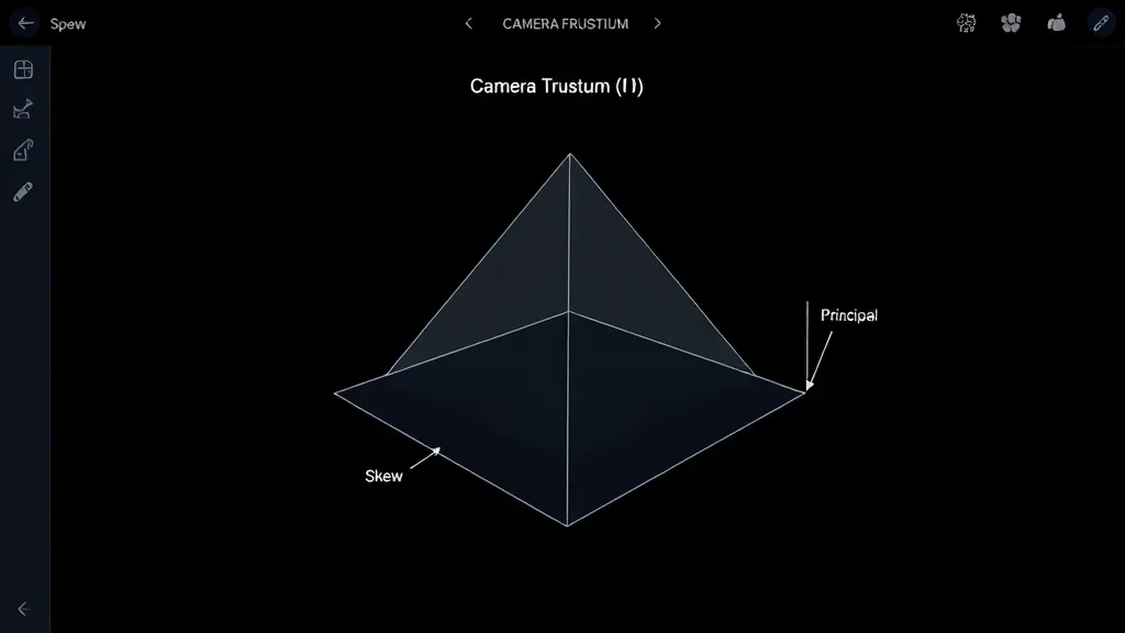 Intrinsic and extrinsic calibration from scratch. Focal length, principal point, distortion coefficients.