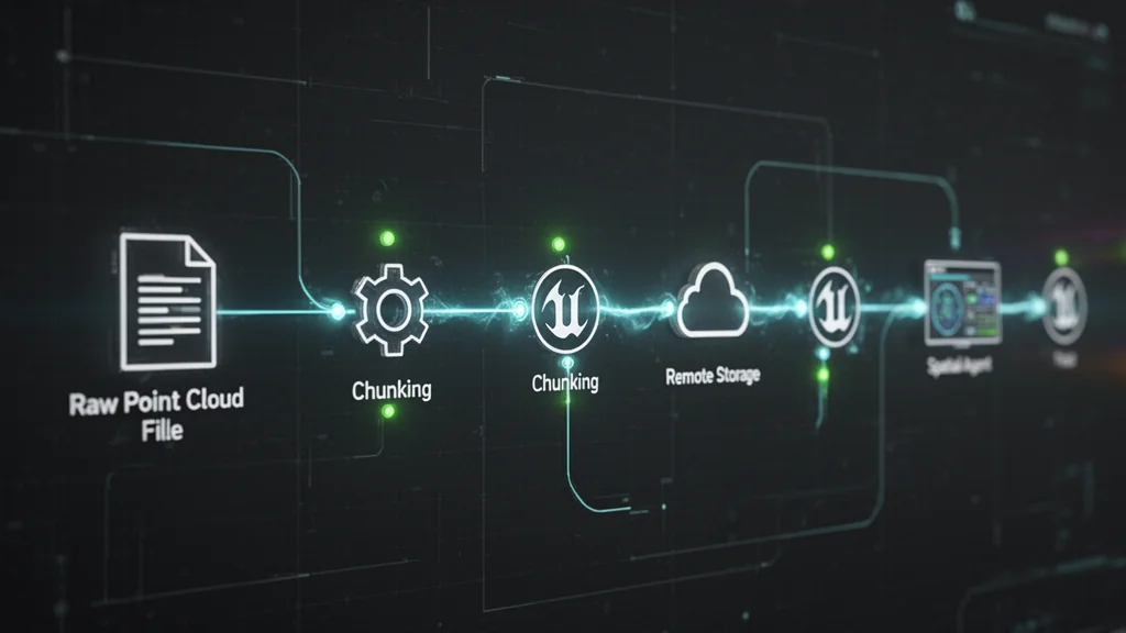 DEV to PROD pipeline: PDAL chunking, cloud deployment, live spatial AI agent