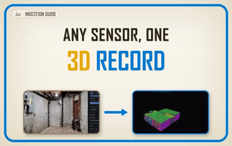 3D Sensor Abstraction and Point Cloud Ingestion Guide