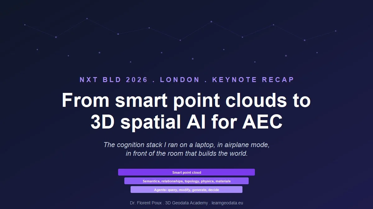 3D Spatial AI for AEC: Replace 6 Weeks of BIM